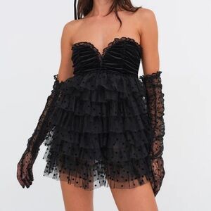Brand New Mini Dress with Gloves
